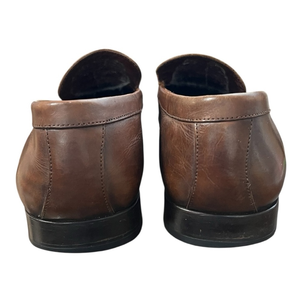 Johnston’s & Murphy Men's Brown Leather Loafers 9.5M - Picture 5 of 9